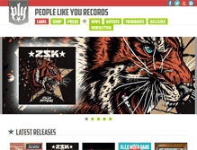 Tablet Screenshot of peoplelikeyourecords.com